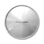 image of Thunder Group SLSPS4040C Stock Pot Lid, 16-1/2" Dia. X 1/2" Thickness, Fits SLSPS4040 & SLSBP4020, Stainless Steel