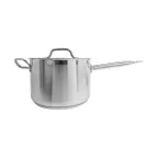 image of Thunder Group SLSSP4076 Sauce Pan, 7-3/5 Qt, 10-1/4" Dia. X 6-3/8" Height, 8-3/4" Welded Hollow Handle & 2-1/4" Welded Helper Handle