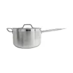 image of Thunder Group SLSSP4100 Sauce Pan, 10 Qt, 7" Dia. X 4" Height, 7-1/4" Welded Hollow Handle