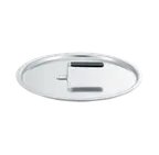 image of Vollrath 67521 Aluminum Flat Cover, 12.75" Round Lid For Pot & Pan, NSF, Made In USA