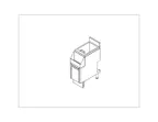 image of EuroBar EBIB24 Underbar Ice Bin/Cocktail Unit