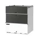 image of Powers 681HC-DA Milk Case Cooler, 33" Dual Access 11.2 cu ft 13"x13" Crates, White, R290, 1/5 HP 115V