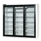 image of Powers BR77SD Merchandiser Refrigerator – 3‑Section 77” W, 77 cu ft, White, 1/2 HP, 115V