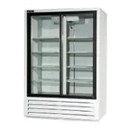 image of Powers BS52GDHC Refrigerator – 52” W, 41 cu ft, 2‑Section, Sliding Glass Doors, White, HP, 115V