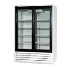 image of Powers BS52SDHC Merchandiser Refrigerator – 52” Wide, 41 cu. ft., 2‑Section, White Powder‑Coat, 1/3 HP