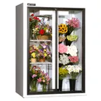 image of Powers FR52LGD Merchandiser – 52" Wide, 49 cu ft, 2‑Section, Sliding Glass Doors, 1/2 HP, 115V