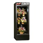 image of Powers FS28SDHC Floral Merchandiser, 28-1/4" W, 22 cu ft, 1‑Section, Bottom‑Mounted 1/3 HP Compressor, LED