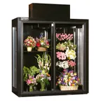 image of Powers FT70SD Floral Merchandiser – 70" Wide, 68 cu ft, 2‑Section, Top‑Mount 1/2 HP, LED Lighting