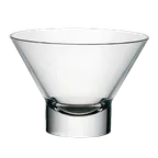 image of Steelite 4945Q421 Dessert Dish, 13 oz Stemless, 5.25" x 3.5", Non‑Tempered Soda Lime Glass - 1 Dozen