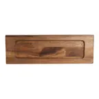 image of Steelite 6525T186 Flight Paddle, 13.875" x 4.625" Wood Underliner, Beer/Wine, Hand Wash - 1 Dozen