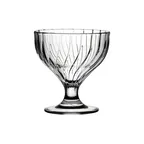 image of Steelite P51819 Ice Cream Cup 8.5 Oz 3.875"×4.125" Stem Non‑Tempered Soda Lime Glass Safe - 1 Dozen
