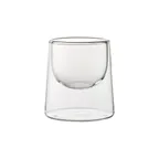 image of Steelite UR90061 Double Walled Dish, 5.25 Oz (3.25" x 3.5"), Clear Non-Tempered Glass - 6/Case