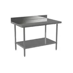 image of Atosa USA ST3072ECB4 Stainless Steel Top 63" - 72" Work Table