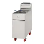 image of Migali C-F40E-LP Full Pot Floor Model Gas Fryer