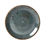 image of Steelite 11300866 Pan, 1.0 Qt Ceramic Round Blue, 10.0" x 7.0", Oven Safe 530°F, - 6/Case