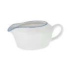 image of Steelite 17100844 - Madison Sauce Boat, 4.5 oz, 2.37" x 2.0" China, Blue, Oven Safe 530°F - 1 Dozen