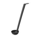 image of Cambro LD105110 - 10" Polycarbonate Ladle, 1 oz, Black, NSF, Made in USA