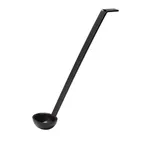 image of Cambro LD130110 - 13" Polycarbonate Ladle, 1 oz, Black, NSF, Made in USA