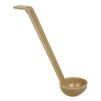 image of Cambro LD85133 - 8.5" Polycarbonate Ladle, 3/4 oz, Beige, NSF, Made in USA