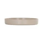 image of Cal-Mil 22017-10-125 Hudson Plate, 10" Diameter, Stackable Melamine, Taupe Brown, Dishwasher Safe