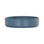 image of Cal-Mil 22017-6-111 Hudson Plate – 6" Dia x 1.5" H, Round Blue Melamine, Stackable, Dishwasher Safe