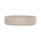 image of Cal-Mil 22017-6-125 Plate – 10" Round Melamine, Taupe, 6" Dia x 1" H, Stackable, Dishwasher Safe