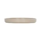image of Cal-Mil 22026-10-125 Hudson Round Plate, 10.25" Dia x 1" H, Low Rim, Taupe Melamine, Dishwasher Safe