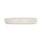 image of Cal-Mil 22026-6-103 Plate – 10-11" Round Ivory Melamine, Low Rim, Dishwasher Safe, 6" Dia, 1" H