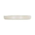 image of Cal-Mil 22026-8-103 Plastic Plate - 8.25" Dia x 1" H, Round Low-Rim Melamine, Ivory, Dishwasher Safe