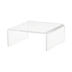 image of Cal-Mil 23817-5-12 U-Style Riser, 12"W X 12"D X 5"H, Acrylic