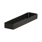 image of Cal-Mil 23826-13 Onyx Condiment Holder, 9"W X 2.25"D X 1"H, Black Powder-Coated Metal