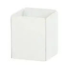 image of Cal-Mil 23829-15 Juno Condiment Holder, 2.25"W X 2.25"D X 2.5"H, White Powder-Coated Metal