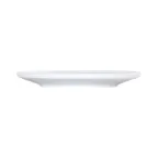 image of Cal-Mil 24112-7-15 Nova Plate – 7" Diameter x 1" Height, White Round Flat Melamine Dinner Plate