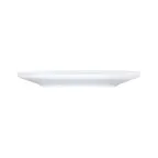 image of Cal-Mil 24112-9-15 Nova Round Plastic Plate, 9" Diameter x 1" Height, White Melamine Flat Dinnerware