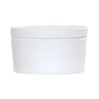 image of Cal-Mil 24127-5-15 Bento Box, 5" Dia., Round, Melamine, White, Dishwasher Safe
