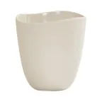 image of Cal-Mil 24405-48-103 Bali Dressing Crock, 5.75" Dia x 6.25" H Round Melamine, Ivory, Dishwasher Safe