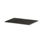 image of Cal-Mil 24407-1012-124 Tray, 10.75"W x 13.5"D, Melamine, Black Marble, Dishwasher Safe