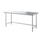 image of Sapphire Manufacturing SMTO-1424G 24" Open Base Work Table, Galvanized Base / Flat Top