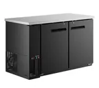 image of Drago America DRBB27-59SH Back Bar Cooler, 60"W×27.8"D×35.6"H, 17 ft³, Top Black, 2 Doors Side‑Mount