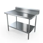 image of NBR Equipment TS4-6030R5 Stainless Steel Top 54" - 62" Work Table