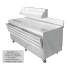image of IMC Teddy BVC-77 Beverage Counter, Urn Trough, 77"W X 30-1/2"W X 36"H