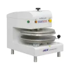 image of DoughXpress D-TXE-2-18-W 18" Dual Heat Electro-Mechanical Automatic Tortilla/Pizza Dough Press, 220V