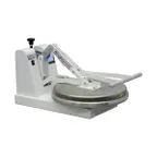 image of DoughXpress DM-18-120 Manual Pizza Dough Press, Heated Upper Platen, Up To 18" Dia Size - Open box