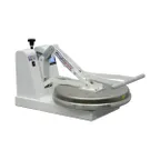 image of DoughXpress DM-18-120  18" Manual Clamshell Pizza Dough Press with Single Heat and Digital Temperature Control