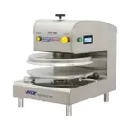 image of DoughXpress DXE-SS-120 18" Electromechanical Automatic Pizza Dough Press with Single Heat and Digital Temperature Control