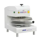 image of DoughXpress DXE-W 18" Electromechanical Automatic Pizza Dough Press with Single Heat and Digital Temperature Control
