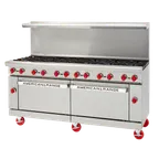 image of American Range AR-60G-2B Gas 72" Restaurant Range