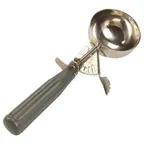 image of AllPoints 1761380 Ice Cream Disher #8, 2‑3⁄4" Bowl, 3‑3⁄4 oz, Gray Thumb Handle, Bowl, NSF Certified