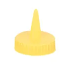 image of Browne USA 11012102T Squeeze Bottle Cap, Yellow Standard Top with Single Tip - Dozen