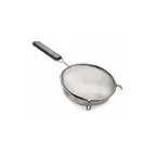 image of Browne USA 19095 Mesh Strainer, 4" Bowl, Fine Stainless Steel Mesh, Rust‑Resistant, Dishwasher Safe
